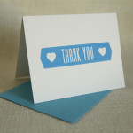 Etsy Thank You Screen Printed Card