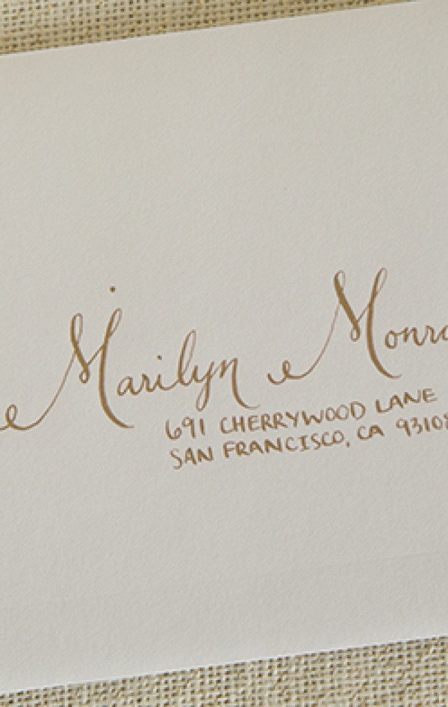 Calligraphy Faye Champlin Studio