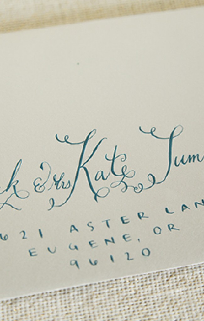 Calligraphy Faye Champlin Studio