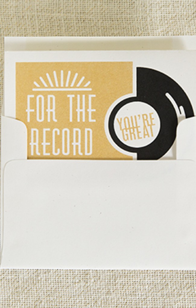 Youre Great Record Card