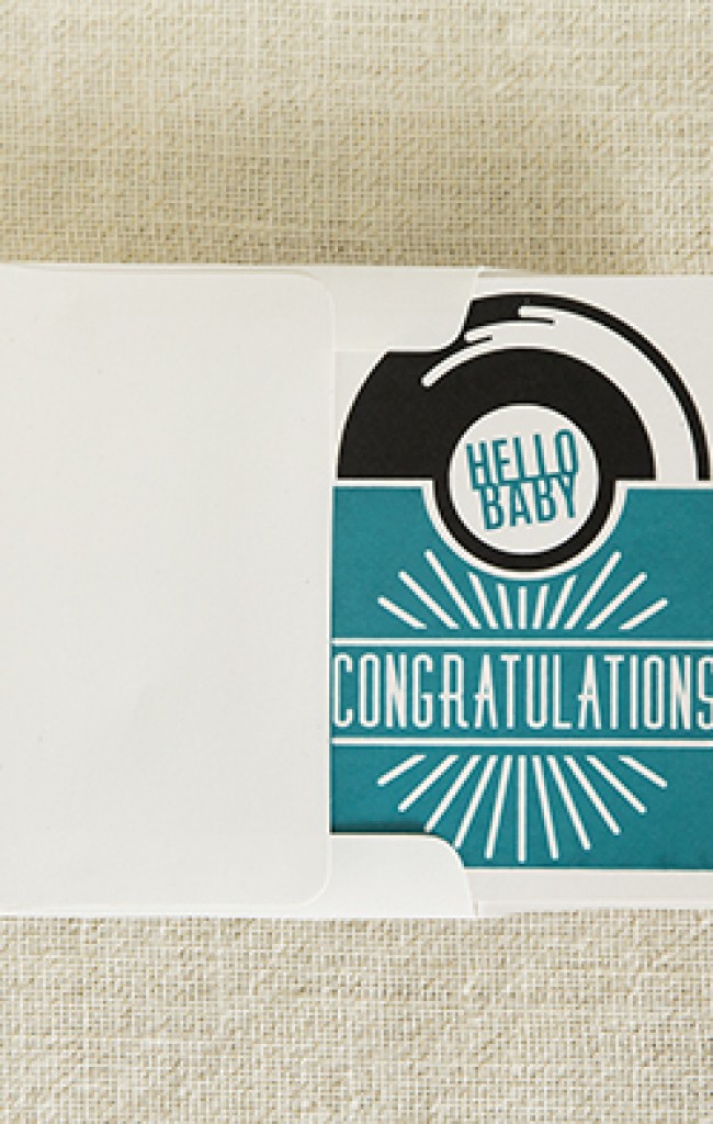 Congratulations New Baby Record Card