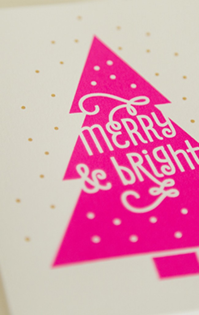 Screenprint Christmas Card