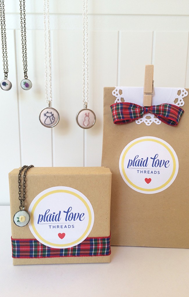 Plaid Love Threads Branding