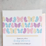 butterfly baby shower decor